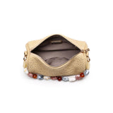 Rachel - Straw Clutch: Natural