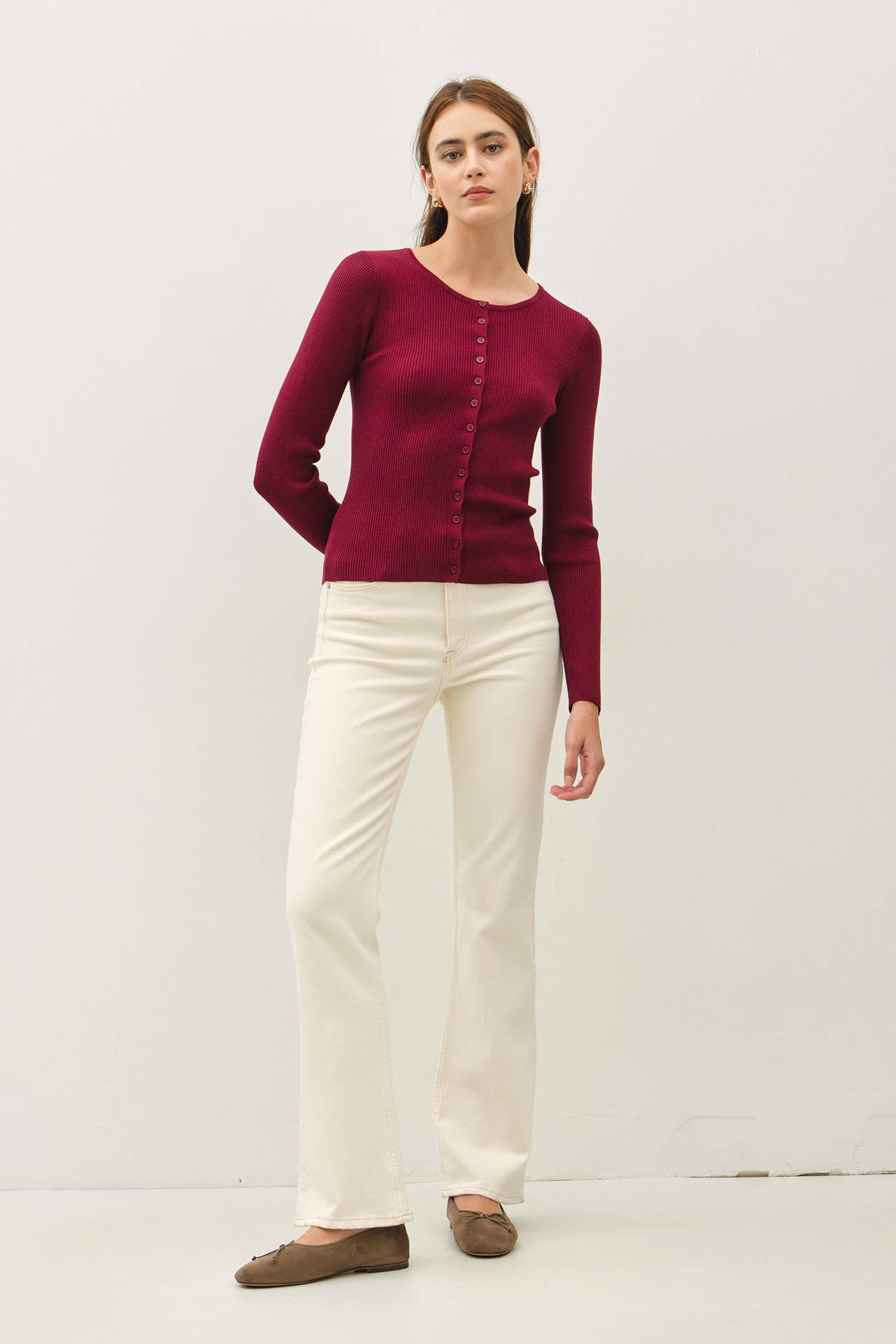 Ribbed Cardigan