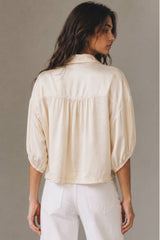 Lace Crepe Shirt