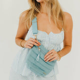 Jolie Puffer Bum Bag: Olive