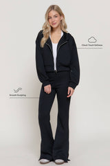 Long Sleeve Soft Modal Scuba Hoodie Jacket