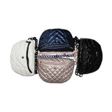 Nina puffer Crossbody Shoulder Belt Bag Vanilla Cream