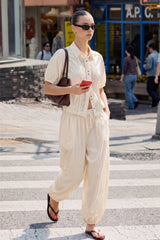 Lace Crepe Shirt
