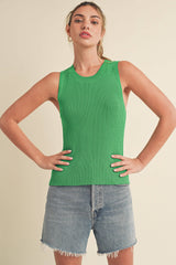 Soft Pink Tank Sweater