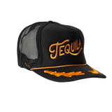 Tequila Trucker Hat: Captain Blk/Gld