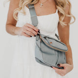 Tilly Crossbody Bag: Gray