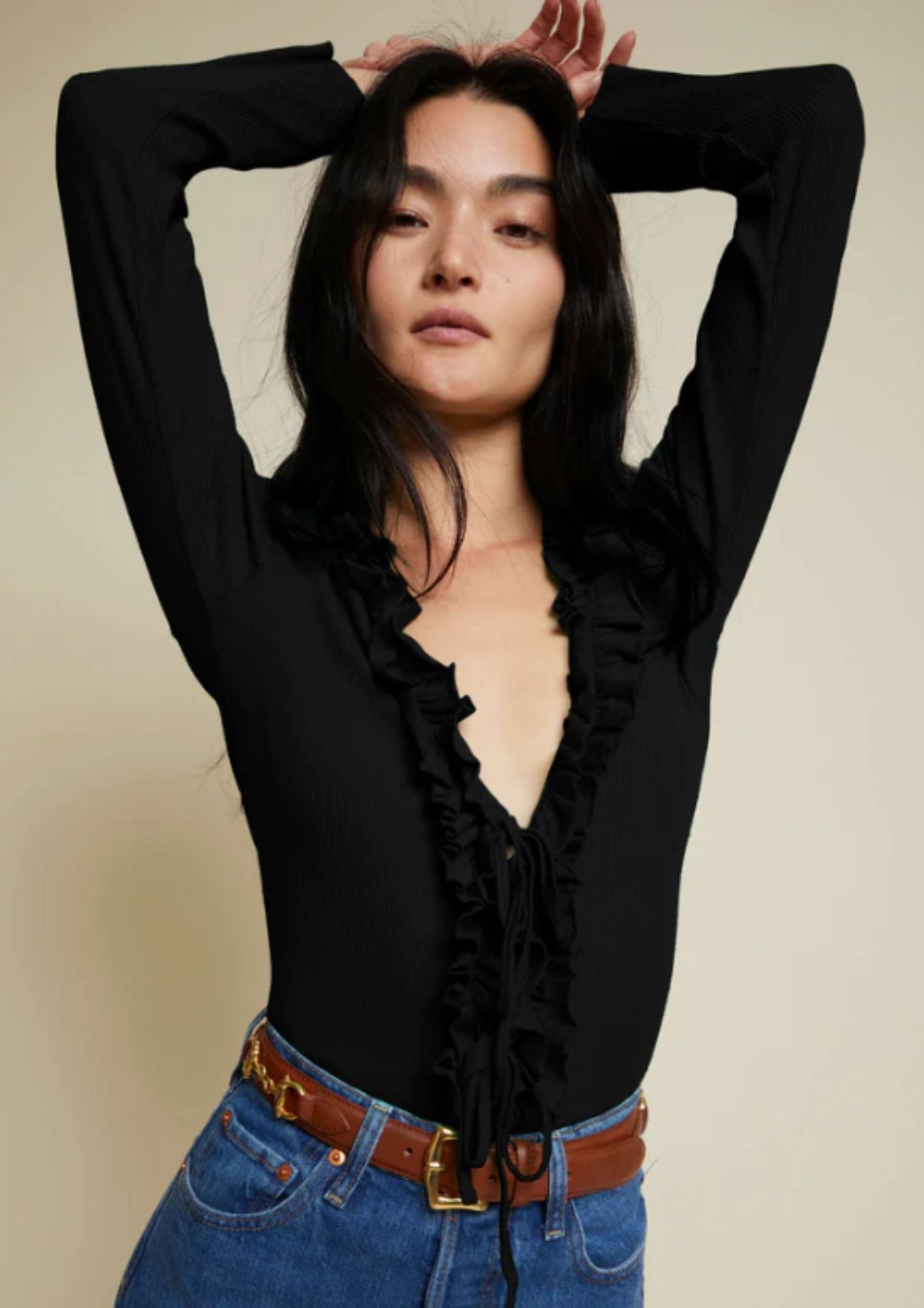 Ruffle Cardigan