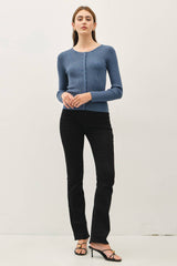 Ribbed Cardigan