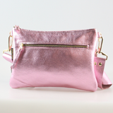 The Metallic Rita Crossbody and Hipbag: Sapphire