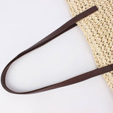 Woven Tote Bag with Long Handles
