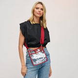 Beckham - Clear Crossbody: Black