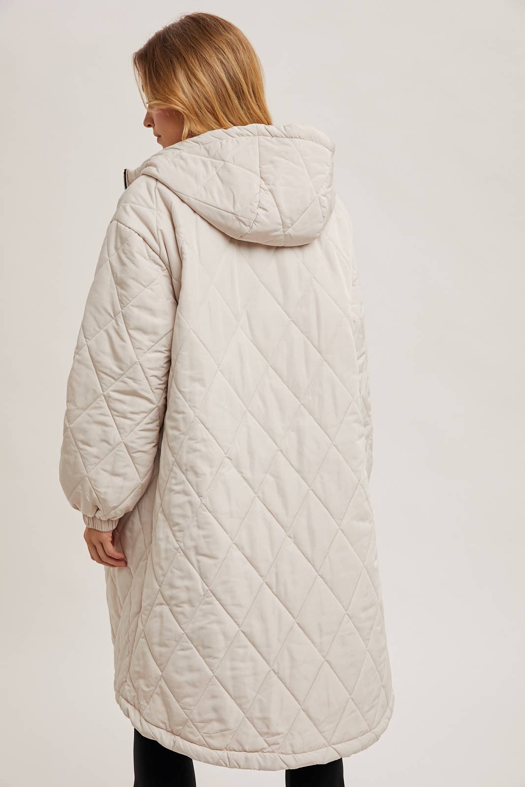 Long Quilted Puffer Coat