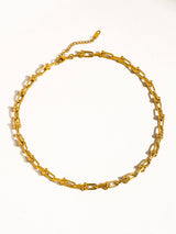 Denise 18K Gold Non-Tarnish Bold Chain Necklace: Yellow Gold