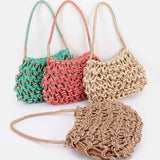 Handmade Metallic and Cotton Braided Bag: IV