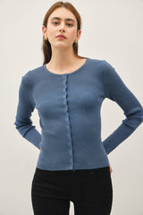 Ribbed Cardigan