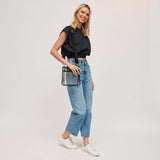 Beckham - Clear Crossbody: Black