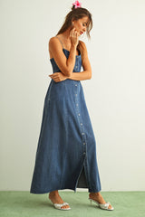 Maxi Denim Dress