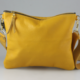 The Classic Taylor Crossbody: Vanilla / 9"x7.5" / Matching Leather Strap