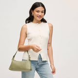 Audrey Shoulder Bag: Oatmilk