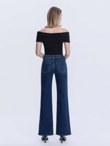 High Rise dark Vintage Flare Jeans