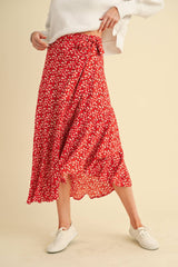 Wrap Ruffle Skirt