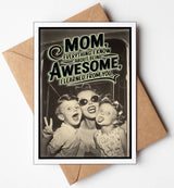 Funny Mothers Day Cards + Display Stand | Mothers Day Gifts: Yes