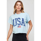 USA Vintage Tee White
