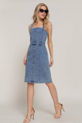 Stretch Denim Dress