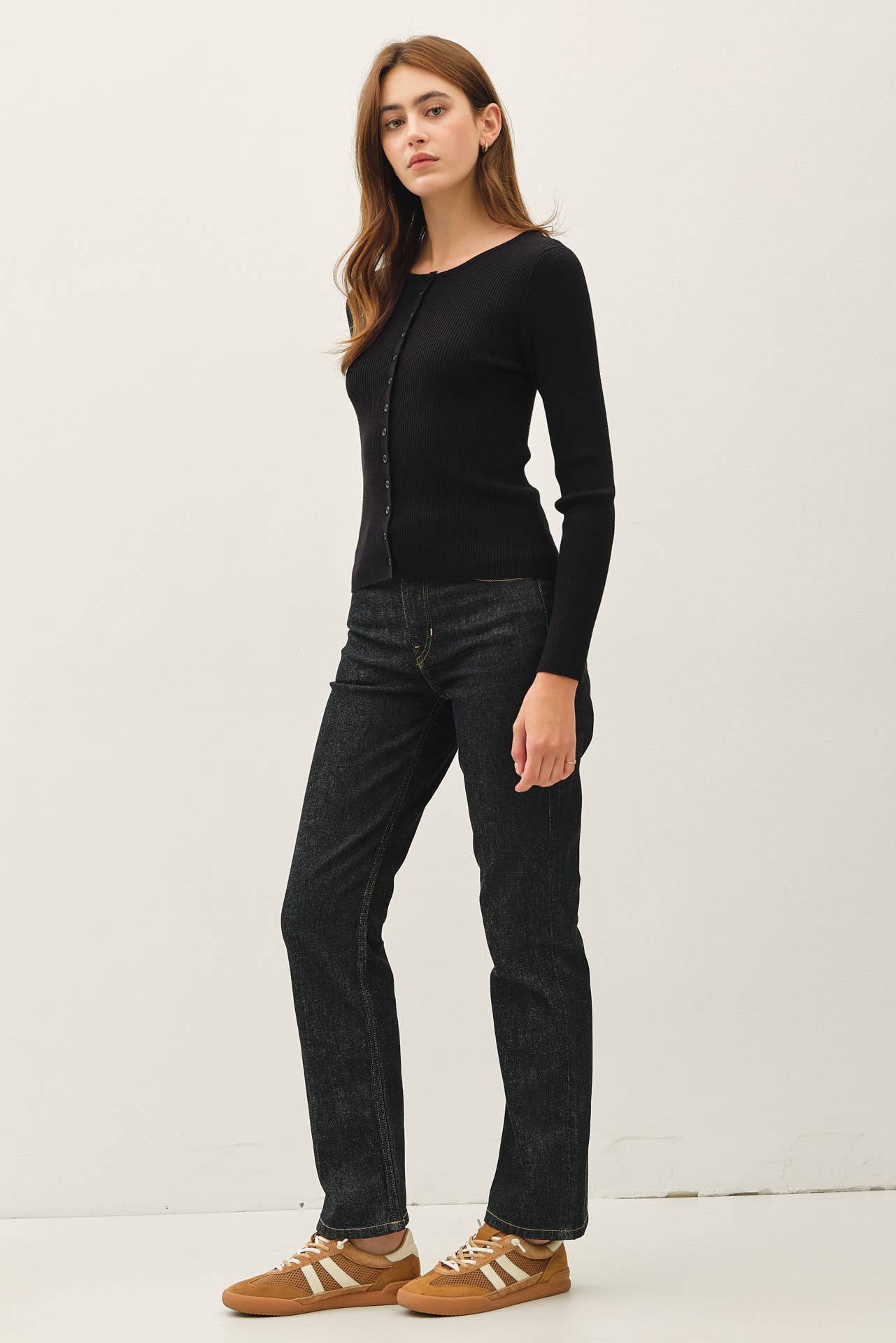 Ribbed Cardigan