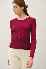 Ribbed Cardigan