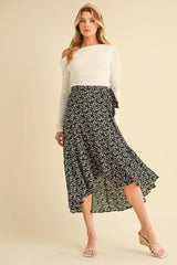Wrap Ruffle Skirt