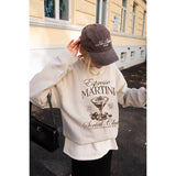 ESPRESSO MARTINI SOCIAL CLUB VINTAGE  GRAPHIC SWEATSHIRTS: ASH / L