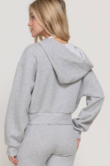 Long Sleeve Soft Modal Scuba Hoodie Jacket