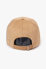 Suede Fall Winter Baseball Cap: Black