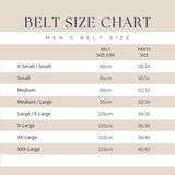Brown Silver Buckle Classic Casual Rugged Leather Belt