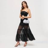 Charlotte Evening Bag: Champagne
