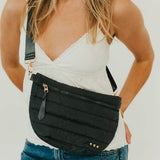 Jolie Puffer Bum Bag: Olive