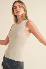 Soft Pink Tank Sweater
