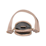 Celeste Woven Multi Compartment Crossbody: Oatmilk
