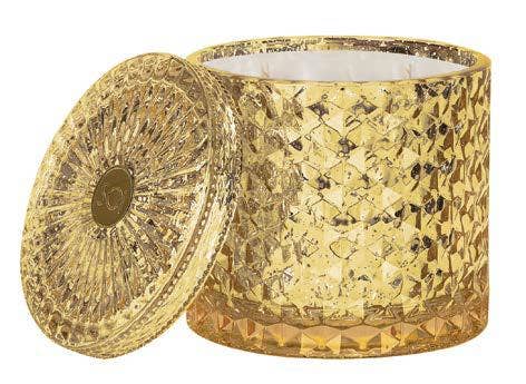 Gilded Cinnamon 15oz Shimmer Candle 2 wick