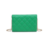 Winona Quilted  Multi-Compartment Crossbody: Black