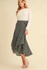 Wrap Ruffle Skirt