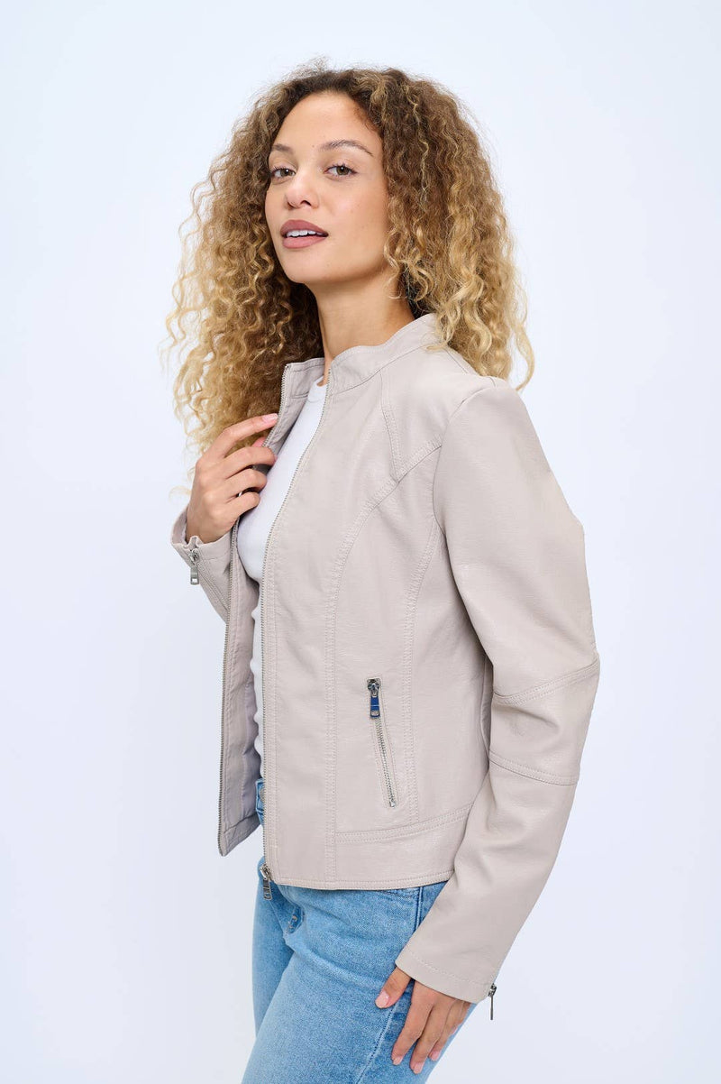 Vegan Leather Jacket