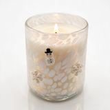 Snowman & Snowflake  12oz  Icon Candle