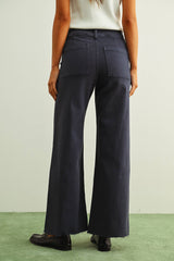 Olive straight leg Wide Pant