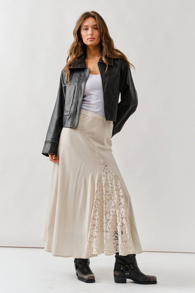 Washed Brown leather jacket