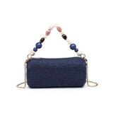 Rachel - Straw Clutch: Natural