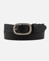 LT. BROWN Classic Leather Belt with Antique Buckle