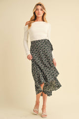 Wrap Ruffle Skirt