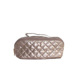 Cosmetic Diamond Makeup Travel Bag GlamZip Champagne